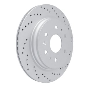 Cadillac Escalade Brake Rotor (1) - Rear Right - DFC - Drilled Geoperformance - `19-`26