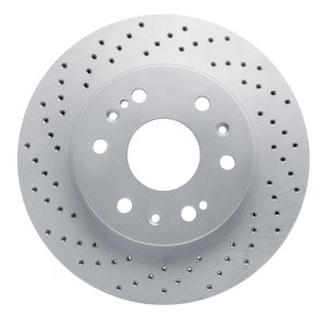 Cadillac Escalade Brake Rotor (1) - Front Left - DFC - Drilled Geoperformance - `05-`20