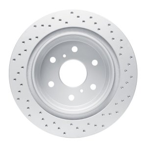 Cadillac Escalade Brake Rotor (1) - Rear Left - DFC - Geoperf Drilled - `07-`20