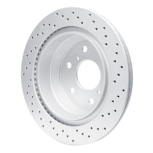 Cadillac Escalade Brake Rotor (1) - Rear Left - DFC - Geoperf Drilled - `07-`20