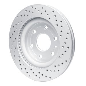 Buick Enclave Brake Rotor (1) - Front Left - DFC - Drilled Geoperformance - `07-`17