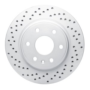 Buick Enclave Brake Rotor (1) - Front Left - DFC - Drilled Geoperformance - `07-`17