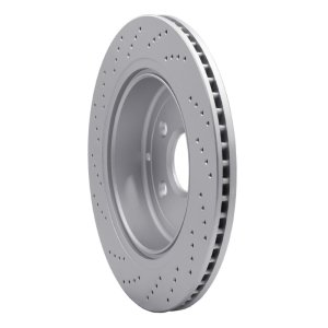 Chevrolet SS Brake Rotor (1) - Rear Right - DFC - Drilled Geoperformance - `08-`17