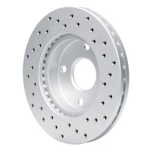 Ford Escort Brake Rotor (1) - Front Left - DFC - Geoperf Drilled - `90-`01