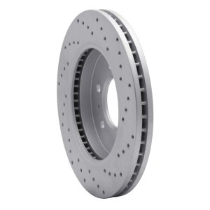 Ford F-150 Brake Rotor (1) - Front Left - DFC - Drilled Geoperformance - 2009