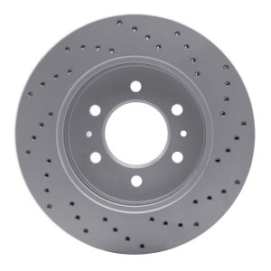 Ford F-150 Brake Rotor (1) - Front Left - DFC - Drilled Geoperformance - 2009