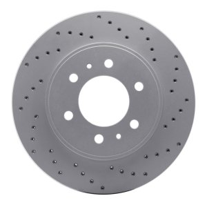 Ford F-150 Brake Rotor (1) - Front Right - DFC - Drilled Geoperformance - 2009