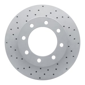 Ford F-350 Super Duty Brake Rotor (1) - Front Left - DFC - Drilled Geoperformance Rotor - `12-`25