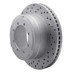 Ford F-350 Super Duty Brake Rotor (1) - Rear Left - DFC - Geoperformance, Drilled - `11-`22