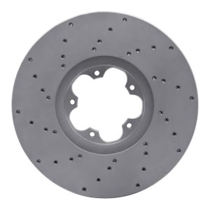 Ford Transit Brake Rotor (1) - Front Right - DFC - Drilled Geoperformance - `14-`19