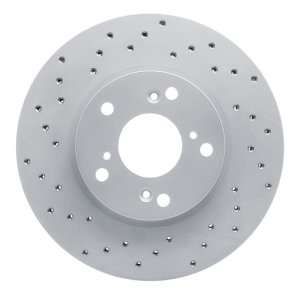 Acura Ilx Brake Rotor (1) - Front Left - DFC - Drilled Geoperformance - `98-`22