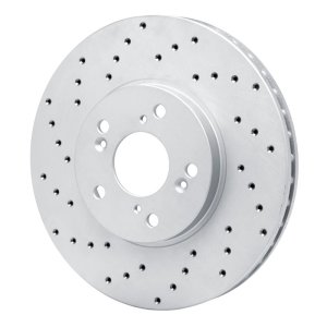 Acura CL Brake Rotor (1) - Front Left - DFC - Drilled Geoperformance - `99-`14