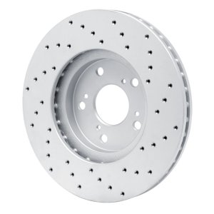 Acura CL Brake Rotor (1) - Front Left - DFC - Drilled Geoperformance - `99-`14