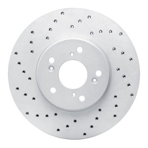 Acura CL Brake Rotor (1) - Front Left - DFC - Drilled Geoperformance - `99-`14