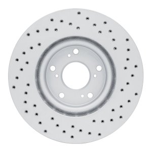 Acura Csx Brake Rotor (1) - Front Left - DFC - Geoperformance Drilled - `02-`15