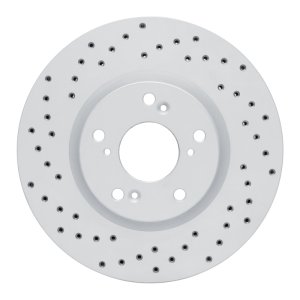 Acura Csx Brake Rotor (1) - Front Left - DFC - Geoperformance Drilled - `02-`15
