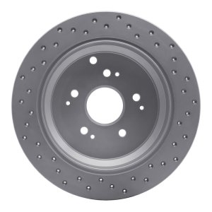 Honda Odyssey Brake Rotor (1) - Rear Left - DFC - Drilled Geoperformance - `02-`04 Honda Odyssey Brake Rotor (1) - Rear Left - DFC - Drilled Geoperformance - `02-`04