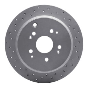 Honda Odyssey Brake Rotor (1) - Rear Left - DFC - Drilled Geoperformance - `02-`04 Honda Odyssey Brake Rotor (1) - Rear Left - DFC - Drilled Geoperformance - `02-`04
