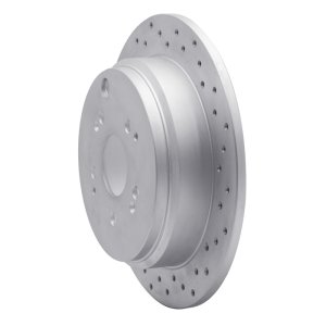 Honda Odyssey Brake Rotor (1) - Rear Right - DFC - Drilled Geoperformance - `02-`04 Honda Odyssey Brake Rotor (1) - Rear Right - DFC - Drilled Geoperformance - `02-`04