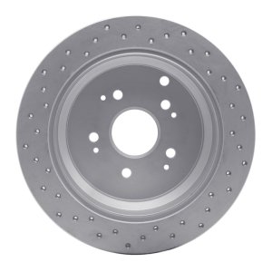 Honda Odyssey Brake Rotor (1) - Rear Right - DFC - Drilled Geoperformance - `02-`04 Honda Odyssey Brake Rotor (1) - Rear Right - DFC - Drilled Geoperformance - `02-`04