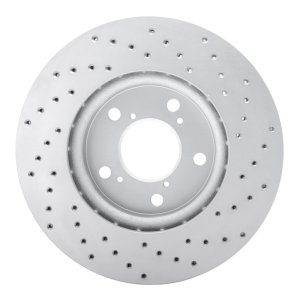 Honda Odyssey Brake Rotor (1) - Front Left - DFC - Drilled Geoperformance - `05-`10