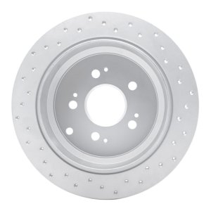 Honda Odyssey Brake Rotor (1) - Rear Left - DFC - Drilled Geoperformance - `05-`10