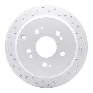 Honda Odyssey Brake Rotor (1) - Rear Left - DFC - Drilled Geoperformance - `05-`10 Honda Odyssey Brake Rotor (1) - Rear Left - DFC - Drilled Geoperformance - `05-`10