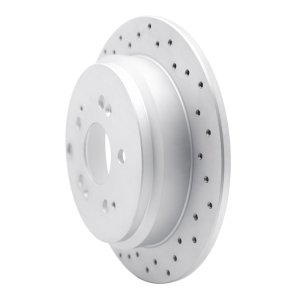 Honda Odyssey Brake Rotor (1) - Rear Left - DFC - Drilled Geoperformance - `05-`10