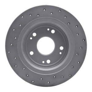 Honda Ridgeline Brake Rotor (1) - Rear Left - DFC - Drilled Geoperformance - `06-`14