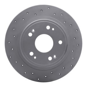 Honda Ridgeline Brake Rotor (1) - Rear Left - DFC - Drilled Geoperformance - `06-`14
