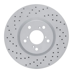 Acura Zdx Brake Rotor (1) - Front Left - DFC - Drilled Geoperformance - `07-`20