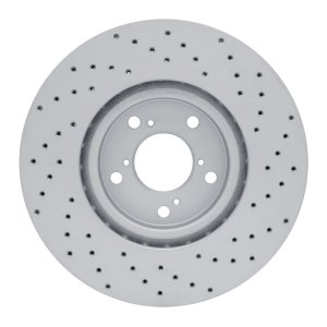 Acura Zdx Brake Rotor (1) - Front Left - DFC - Drilled Geoperformance - `07-`20 Acura Zdx Brake Rotor (1) - Front Left - DFC - Drilled Geoperformance - `07-`20