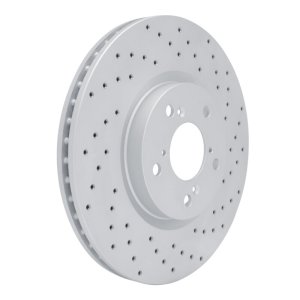 Acura Rlx Brake Rotor (1) - Front Right - DFC - Drilled Geoperformance - `07-`20