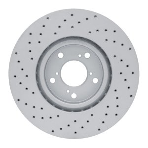 Acura Rlx Brake Rotor (1) - Front Right - DFC - Drilled Geoperformance - `07-`20