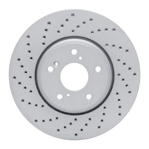 Acura Ilx Brake Rotor (1) - Front Left - DFC - Drilled Geoperformance - `16-`22 Acura Ilx Brake Rotor (1) - Front Left - DFC - Drilled Geoperformance - `16-`22