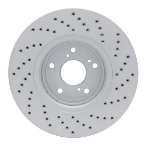 Acura Ilx Brake Rotor (1) - Front Left - DFC - Drilled Geoperformance - `16-`22 Acura Ilx Brake Rotor (1) - Front Left - DFC - Drilled Geoperformance - `16-`22