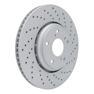 Acura ILX Brake Rotor (1) - Front Right - DFC - Drilled Geoperformance - `16-`22