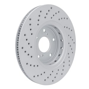 Acura ILX Brake Rotor (1) - Front Right - DFC - Drilled Geoperformance - `16-`22