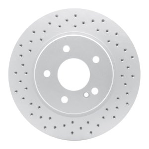 Chrysler Crossfire Brake Rotor (1) - Rear Left - DFC - Geoperformance Drilled - `98-`09