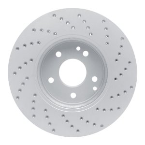 Chrysler Crossfire Brake Rotor (1) - Front Left - DFC - Drilled Geoperformance - `96-`11 Chrysler Crossfire Brake Rotor (1) - Front Left - DFC - Drilled Geoperformance - `96-`11