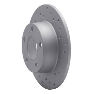 Audi A6 Quattro Brake Rotor (1) - Rear Right - DFC - Drilled Geoperformance - `99-`02