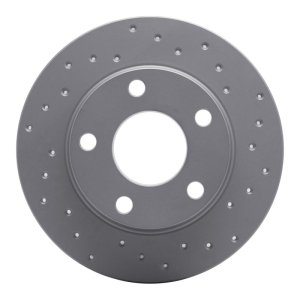 Audi A6 Quattro Brake Rotor (1) - Rear Right - DFC - Drilled Geoperformance - `99-`02