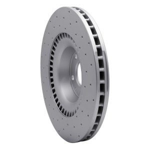 Audi A8 Brake Rotor (1) - Front Right - DFC - Geoperformance Drilled - `04-`11