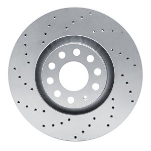 Audi A4 Quattro Brake Rotor (1) - Front Left - DFC - Geoperformance Drilled - `98-`09