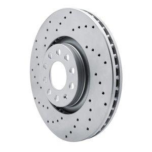 Audi A4 Quattro Brake Rotor (1) - Front Left - DFC - Geoperformance Drilled - `98-`09