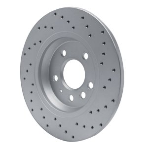 Audi A6 Quattro Brake Rotor (1) - Rear Left - DFC - Drilled Geoperformance - `08-`25