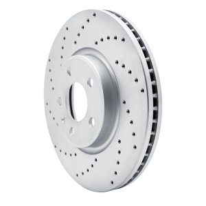 Audi Q5 Brake Rotor (1) - Front Left - DFC - Drilled Geoperformance - `11-`17