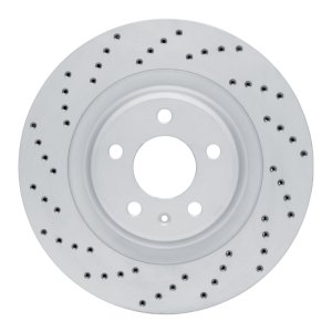 Audi S5 Brake Rotor (1) - Rear Left - DFC - Drilled Geoperformance - `08-`25