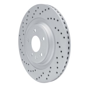 Audi S5 Brake Rotor (1) - Rear Left - DFC - Drilled Geoperformance - `08-`25