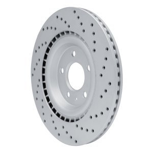 Audi S5 Brake Rotor (1) - Rear Left - DFC - Drilled Geoperformance - `08-`25